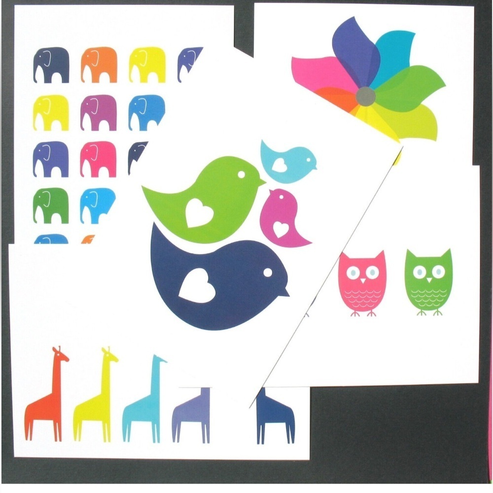 KORT colorful art card set from IKEA 5”x 7”